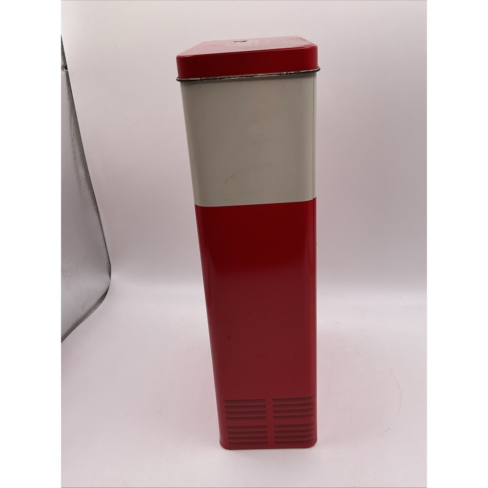 Coca Cola 1999 Coke Vending Machine Tin with 3 pc. 8 oz. Glass Set inside tin - Picture 4 of 10